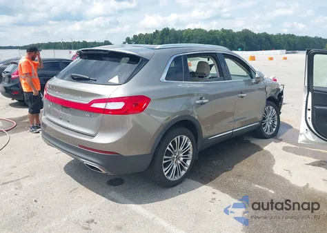 2017 Lincoln Mkx Reserve from USA, damaged, VIN 2LMPJ8LR2HBL28633